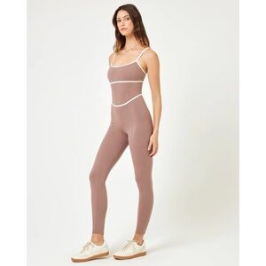 L*Space Ace Jumpsuit - Fawn + Cream